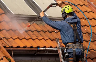 Démoussage et hydrofuge de toiture à Gornac